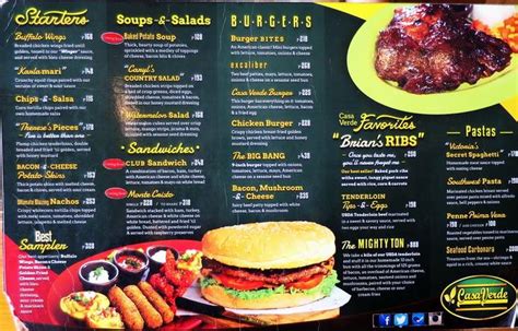 The Porch by Casa Verde Menu .